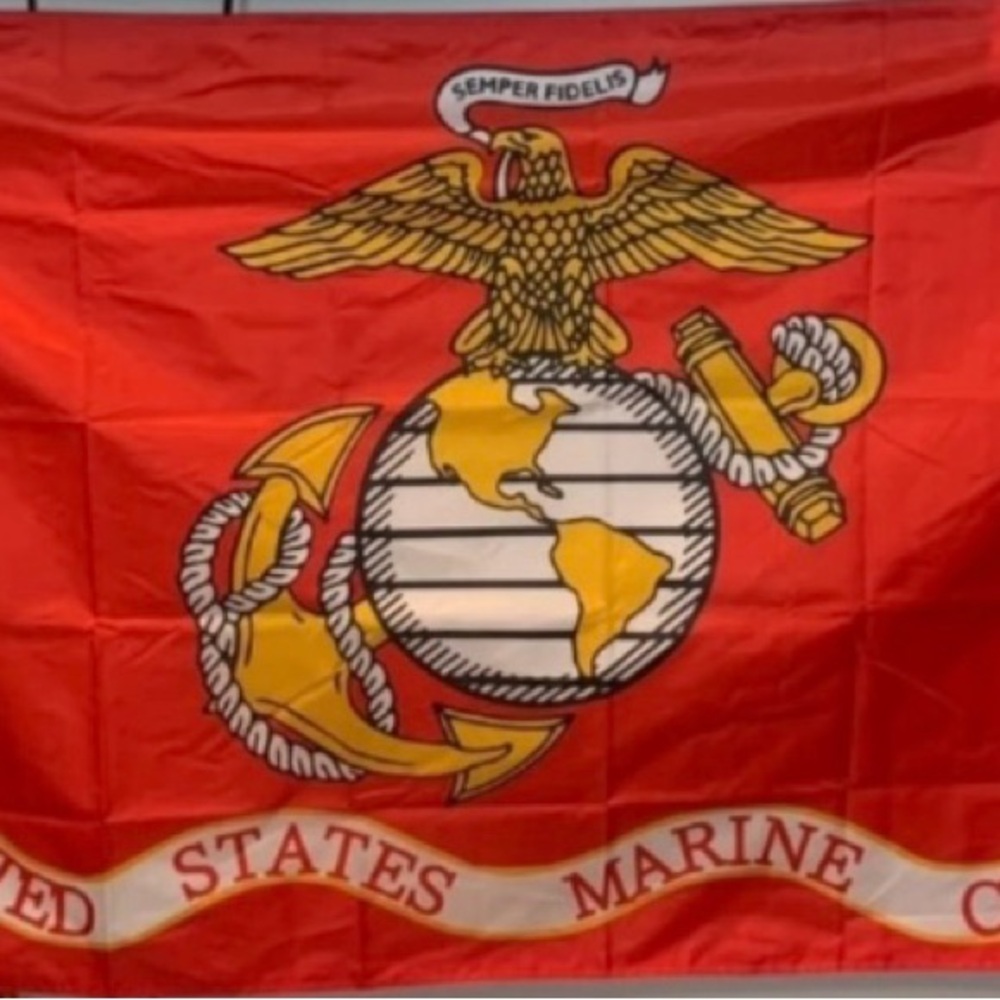 United States Marine Corps Red Flag | Proud Supporter of The US MARINES-SemperFi - Picture 5 of 5